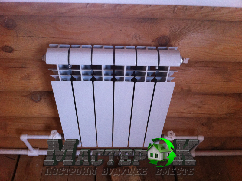 радиатор отопления в деревянном доме